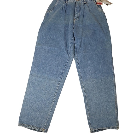 bill blass Denim - Bill Blass Vintage 90s Baggy Fit High Waisted Light Wash Denim Jeans Size 14